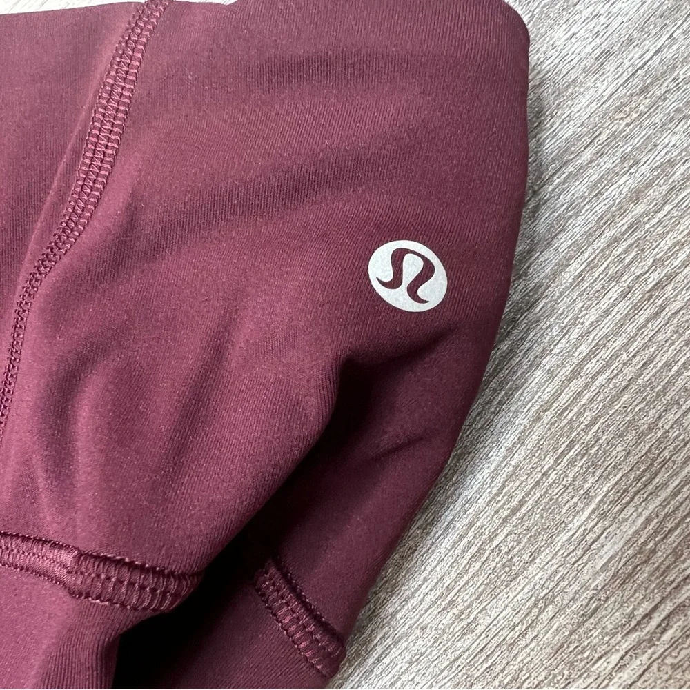 Lululemon Athletica Pace Rival Crop Leggings 22” size 4 Dark Adobe W6BAVS